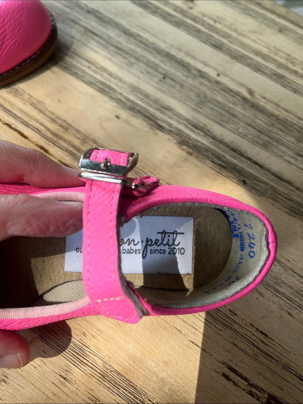 Girls Pink Mary Jane Dress Shoes with Buckle Strap